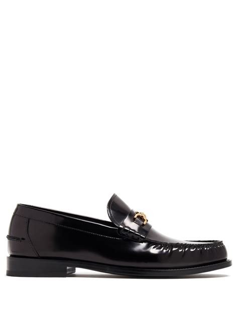 versace medusa 95 loafers|Versace black medusa loafers.